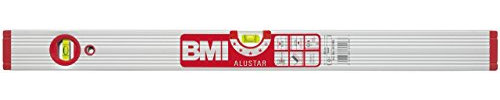 BMI 691080M Wasserwaage Alustar, Länge 80 cm, eloxiert, mit Magnet