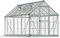 Canopia by Palram Gewächshaus klein Hybrid 6x14 Treibhaus 426x185 cm Aluminium Silber Tomatenhaus Polycarbonatplatten UV-beständig