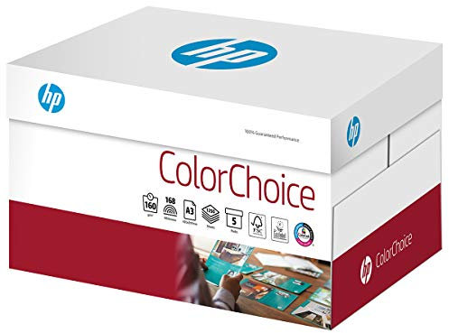 Hewlett-Packard CHP 763 Color-Choice Laserpapier 160 g DIN-A3, 420 x 297 mm, hochweiß, extraglatt, 1 Karton = 5 Pack