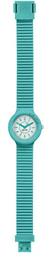 HIP HOP, Numbers Collection, Orologio Donna Azure, con Cinturino in Silicone Intercambiabile, Pratica Chiusura, Cassa 32 mm, Movimento al Quarzo, Resistente all'Acqua, Lunghezza Regolabile, Azzurro