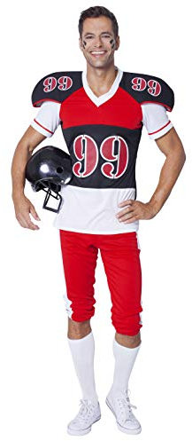 Wilbers American Football Kostüm 48 - 60 USA Quarterback Gr. 58 - 3XL
