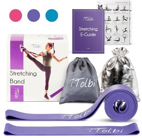 Premium Stretchbänder für Tänzer - Flexibilität & Ballett Stretching Band, Tanzausrüstung für Splits & Kraft, ideale Geschenke für Ballett, Gymnastik, Cheerleading, Yoga und Pilates Training Stuff