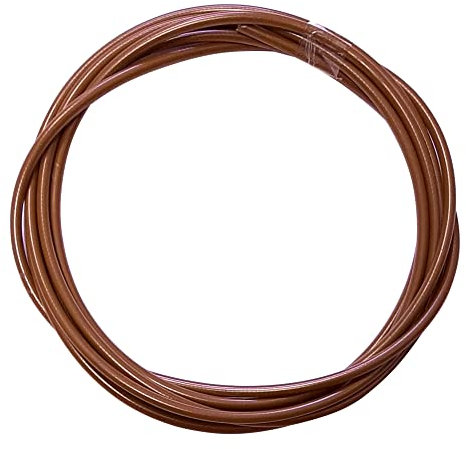 cyclingcolors Bremszughülle bowdenzug bremszug hüllen 5mm kabelgehäuse Fahrrad rennrad City Oldtimer (Braun)