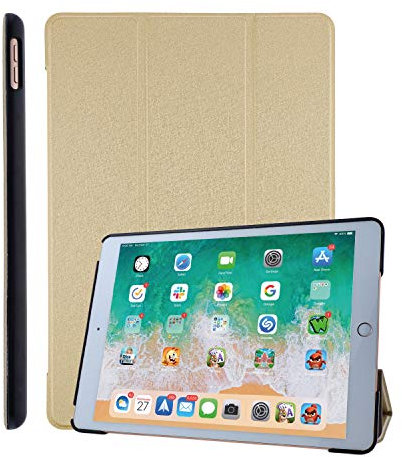 COOVY® Ultra Slim Cover für Apple iPad 10.2 (Model 2019) Smart Schutzhülle Case Hülle mit Standfunktion und Auto Sleep/Wake up | Gold