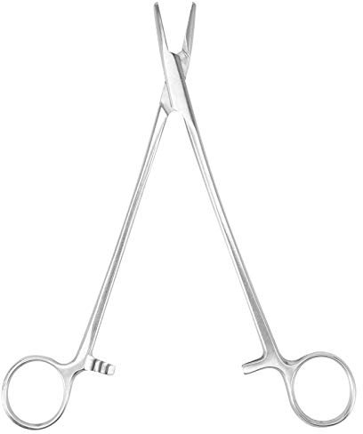 Mxtech Robuste pinze chirurgiche, anticorrosione ad ago, antiruggine, 18 cm, durevoli per animali domestici veterinari