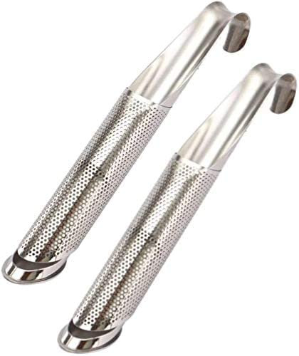 Tea Infuser, Stainless Steel Stick Pipe Tea Steeper Strainer for Loose Tea Leaf, Herbs or Spice, Premium Extra Fine Mesh Tea Maker for Single Cup Brewer, Mugs (2 Pcs/Pack)