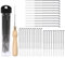 Redamancy Filznadeln Set, 35 Pcs 3 Größen Filzen Nadeln mit Filz Holzgriff Werkzeug und 1 Transparente Flasche, Filzen Starter Bausatz, Anfänger Filzstich Stanzwerkzeug