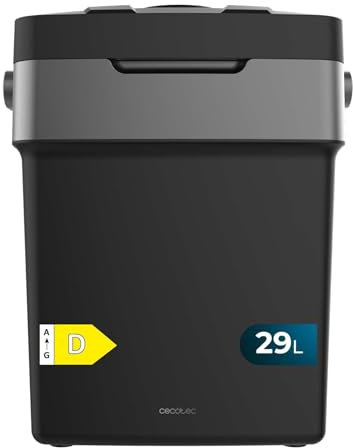 Cecotec Mini Nevera Portátil Frigorífico Mini 29L MiniCooling Bolero TravelCooling 29L D. Bajo Consumo, 12V-220V, Coches y Caravanas, Función Enfriamiento y Calentamiento, 8-65º