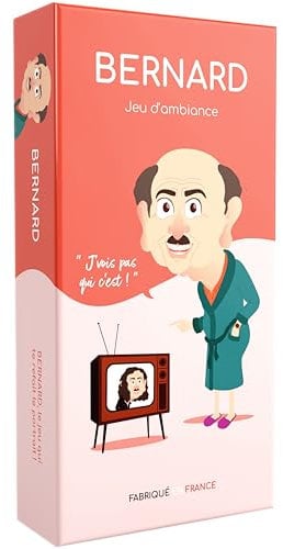 Bernard Jeu de Société Drôle et Impertinent, Créez Un Portrait Absurde et Justifiez-Le, Jeu de Société Adultes, Famille, Apéro, Jeu de Carte x300, Conçu en France, Jeu d’Ambiance comme Idée Cadeau