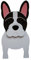 Vrogadso Französische Bulldogge Pflanzgefäß Hund Pflanzgefäße für Indoor Outdoor Pflanzen Bulldogge Blumentopf Französische Bulldogge Sukkulenten Pflanzgefäß Vase-Weiß Klein