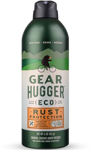 Gear Hugger Rust Protection (11 oz, Pack of 1), Rust Remover & Rust Prevention Spray - Eco-Friendly Anti Rust Spray, No Petroleum, No PTFE, Plant Based