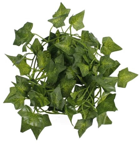 LIFKOME Artificial Sweet Potato Leaf Vine 2M for Outdoors Fencing Decor Decorative Greenery Wedding Garden Decoration Faux Leaf Plants