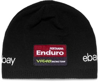 Kappa Mütze Pertamina Enduro Moto GP, offiziell, Einheitsgröße, Uni, Schwarz, Schwarz , One size