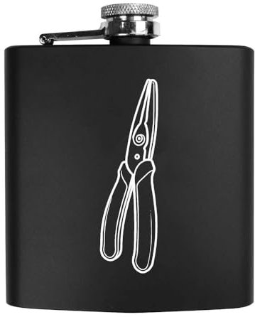 6oz (170ml) 'Pair of Pliers' Pocket Hip Flask (HP00029836)