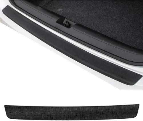 Car Rear Bumper Protector for Audi Q5 Q2 Q3 Q7 Q8 S1 S4 S5 S6 SQ5 RS3 RS4 Carbon Fiber Car Door Sill Edge Protector Bumper Strip Protective Sticker Anti Scratch Guard Accessories