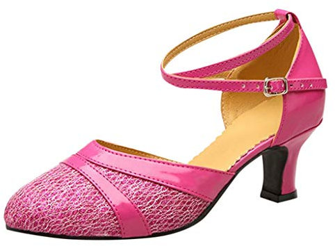 Sandali Donna Tacco Alto Sandali con Tacco Largo Plateau Color Oro Rosa Slingback Donna Nere Moda Partito Sandalo Sandali con Tacco Donna Scarpe Donna Zeppa Alta Eleganti Scarpe
