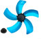 SPORTARC Pala del ventilatore in alluminio per ventilatore da tavolo da 40,6 cm, montaggio e pulizia
