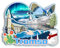 Quwsne Kühlschrankmagnet, Tromsø, Norwegen, Kühlschrankmagnet, Stadt, Reise, Souvenirs, Touristengeschenke, 3D, klassische Sehenswürdigkeiten, handgefertigt, Handwerk, Heimdekoration, 2269