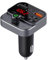 Technaxx Bluetooth 5.3 FM-Transmitter für das Auto mit USB-C-&USB-A-Laden, Deep Bass Boost, Freisprechfunktion, USB-Wiedergabe (64GB)-Unterstützung, Spannungsanzeige - Bluetooth Auto Adapter FMT1700BT