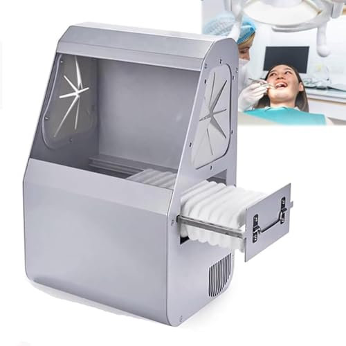 XNZJHPP Staubdichte Sandstrahlkabine, Laborstaubbox, mit 12-V-LED-Licht, Luftvolumen 250–260 m²/m/Drehzahl 2200 U/min/2-farbiger Steuerschalter