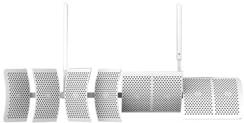 Deflector de aire acondicionado central ajustable para habitaciones, deflector de aire acondicionado antisoplado directo para rejillas de ventilación de techo, filtro purificador, algodón, fácil