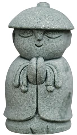 CLISPEED Small Buddha Statue Indoor Outdoor Zen Buddha Garden Ornament Spiritual Home Decor Figurine Sculpture 1.8 Inch