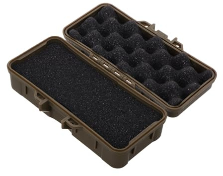 MOBUTOFU Überlebensbox Stoßfest Pp Kunststoff Mit Dreilagiger Schaumstoffeinlage Outdoor Camping Jagdausrüstungsbox Stapelbar Tragbar