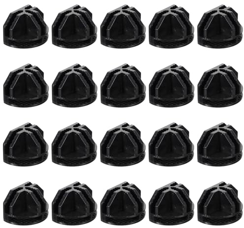 SAFIGLE 20 Stück Teiliges Steckregal verbindungsstück Kunststoff klippverschluss für Modulare Drahtgitter würfel Flexible Befestigung ohne Schrauben Kompatibel mit Schrank