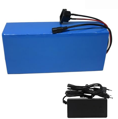 48V 15Ah Ebike Battery Lithium Battery Pack,13S4P Lithium Ion Electric Bike Battery with Charger 54.6V 2A, for 1000W Motor Electric Bicycle Scooter A,XT60+DC