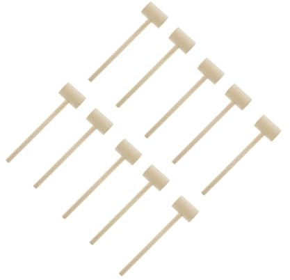 KIXZSAZ Mini Wooden Mallet Pounding Toys for Kids Fun Wooden Hammer Toys Strengthen Hands While Encouraging Creative Play Hammer Crab Mallet Gavels Lobster Mallets