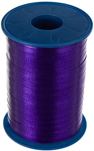 Präsent C.E. PATTBERG Geschenkband violett, 500 Meter Ringelband 5 mm zum Basteln, Dekorieren & Verpacken von Geschenken zu jedem Anlass