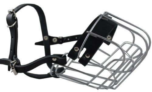 Metal Wire Basket Dog Muzzle Rottweiler Female. Circumference 14, Length 4.25