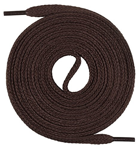 Mount Swiss Schnürsenkel flach 7mm Baumwolle – 12 Farben 18 Längen 45–200cm | Sneaker, Arbeitsschuhe, Wanderschuhe, Stiefel, 6-14 Ösen, Schuhbänder, Schuhriemen, shoelaces, Senkel, Damen Herren Kinder