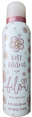 bilou Rosy Hibiscus Duschschaum 200ml, vegan, Limited edition (Duschschaum bilou Rosy Hibiscus)