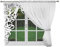 Inox Trade NEU Gardine Fertiggardine Vorhänge Paneel mit Zirkonia 175x150cm