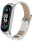 BDIG Armband Kompatibel für Xiaomi Mi Band 5 Mi Band 6, Leder MiBand 3 Ersatzband Lederarmband Replacement Smart Band Watch Strap Uhrenarmband Zubehör für Xiaomi Miband 3