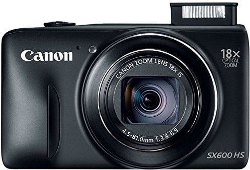 Canon PowerShot SX600 HS Compact Camera 16MP 1/2.3 CMOS 4608 x 3072 pixels Black - Digital Cameras (16 MP, 4608 x 3072 pixels, CMOS, 18x, Full HD, Black) (Renewed)