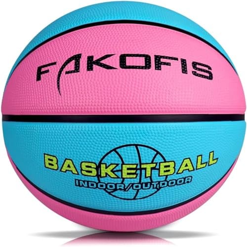 FAKOFIS Basketball Größe 3, Jugend Basketballs Größe 5，Größe 7,Outdoor Indoor Street Basketball，Arena Training Erwachsene Anfänger Basketbälle