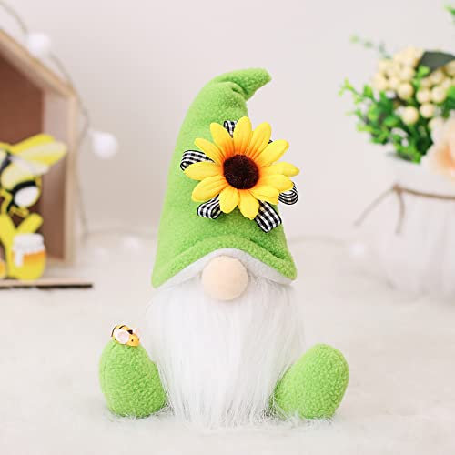 Wichtel Frühling Deko Sonnenblume Frühlingswichtel Wichtel Figuren Deko Frühling Ostern Deko Frühlingsdeko Figuren für Kinder Freundin Mama Muttertag Wichtel Bauernhaus Decorations für Home Küche