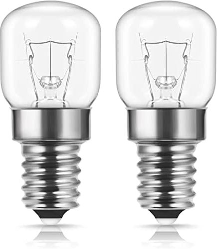 kanta 2 x 25w Oven lamp for use Within a Kenwood Oven. 240v 300 Degrees Heat Resistant. SES (E14) Small Edison Screw Cooker Light Bulb - Warm White