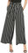 Zeagoo Palazzo Hose Damen Work Business Hosen Büro Gestreifte Anzughosen Palazzo Hosen Sommer Schwarz Streifen M