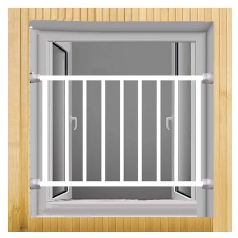 Les garde-corps de fenêtre antivol renforcés for usage domestique sont disponibles en dimensions sur mesure. Les garde-corps de balcon peuvent être installés(Height 40cm,Length 60cm)