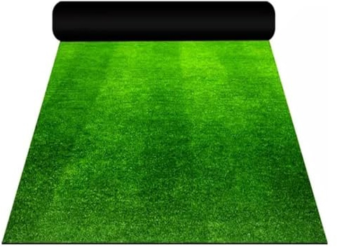 Tapis de gazon artificiel de qualité supérieure - 3 m x 5 m - Hauteur des poils : 20 mm - Aspect naturel - Pour l'intérieur et l'extérieur - Fausse sous-couche durable