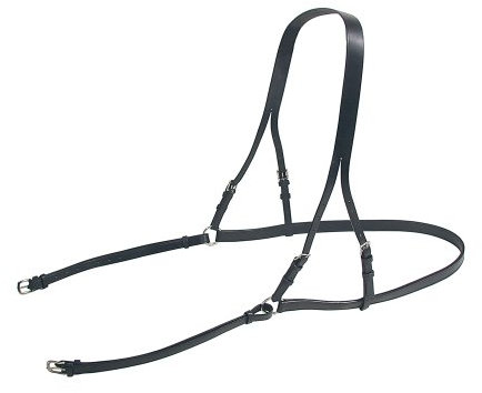 Hintergeschirr Präsentation Zweisp.-braun Pony