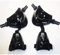 FOX Schulter/Arm Ersatz-Protektor Airframe Schwarz Gr. S