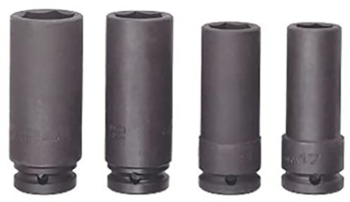 Bahco K7806M/S4 Edge Deep Socket, Black, 17-24 mm