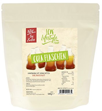 LCW Zuckerfreie Gummibärchen Colaflaschen 500g
