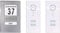 m-e modern-electronics Vistadoor 41139 Interphone filaire Set complet 1 foyer acier inoxydable, blanc