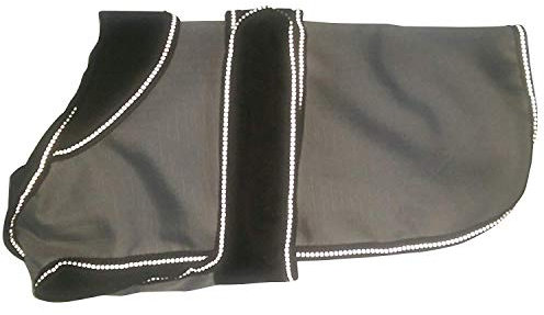 Danish Design Hundemantel, 2-in-1, 50 cm, Grau/Schwarz