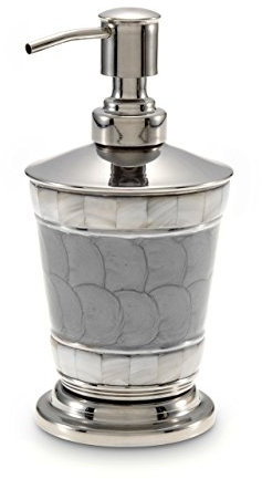 Julia Knight Classic Seifenspender / Lotionspender, 17,8 cm, Einheitsgröße, platinfarben